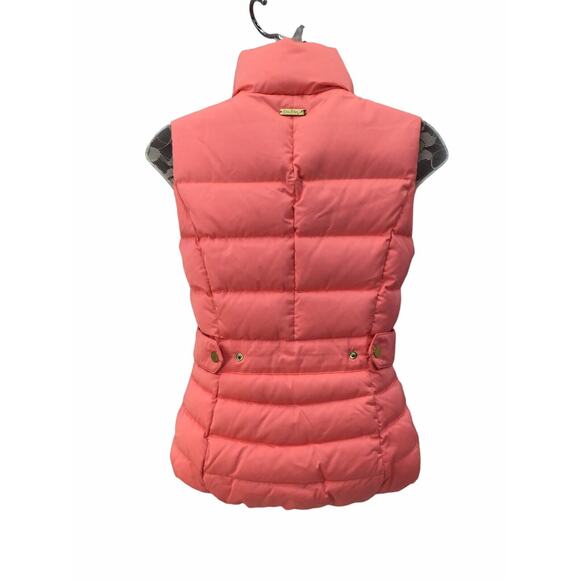 Lilly Pulitzer Isabelle Puffer Vest Size XXS Pink/Orange Women’s Girl’s - Picture 4 of 16